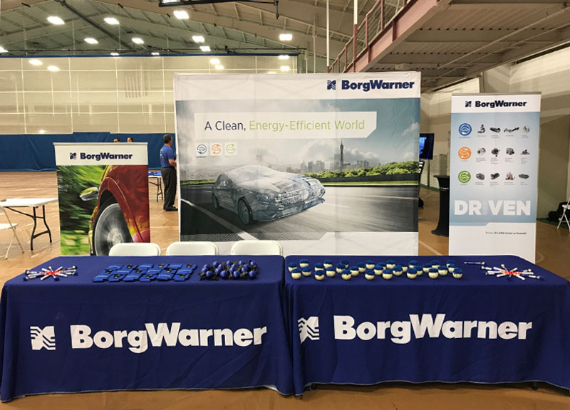 BorgWarner Career Fair Booth