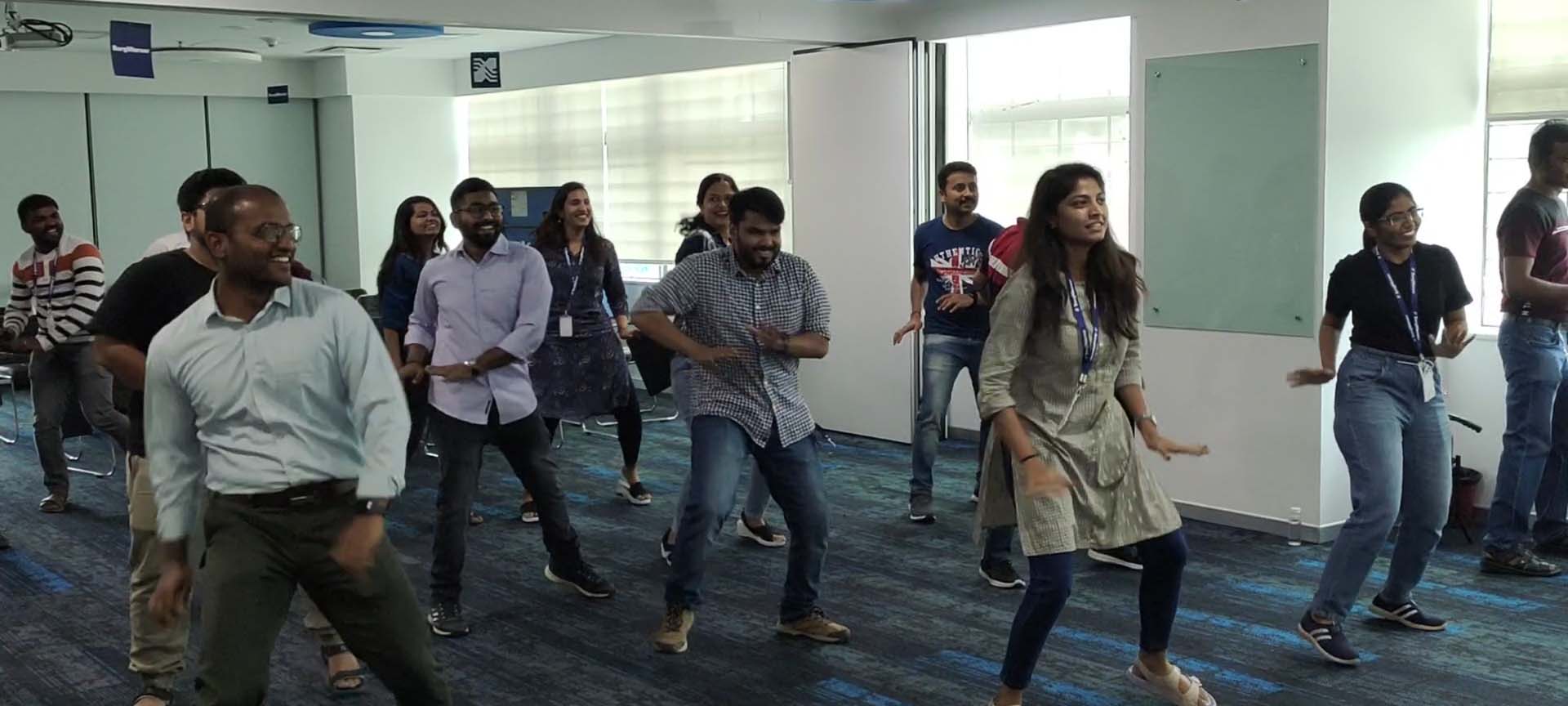 Employees shown their moves on Cult Launch Day @BorgWarner Bengaluru