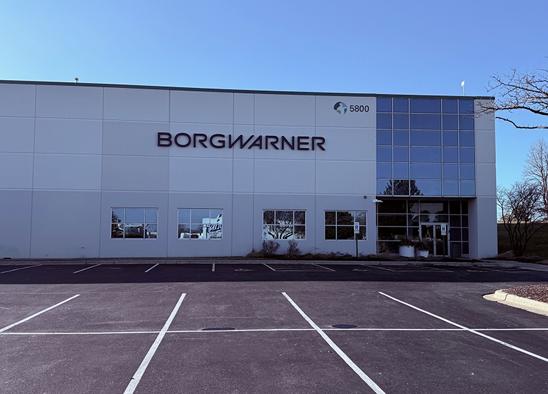 Exterior of BorgWarner location in Hanover Park, IL