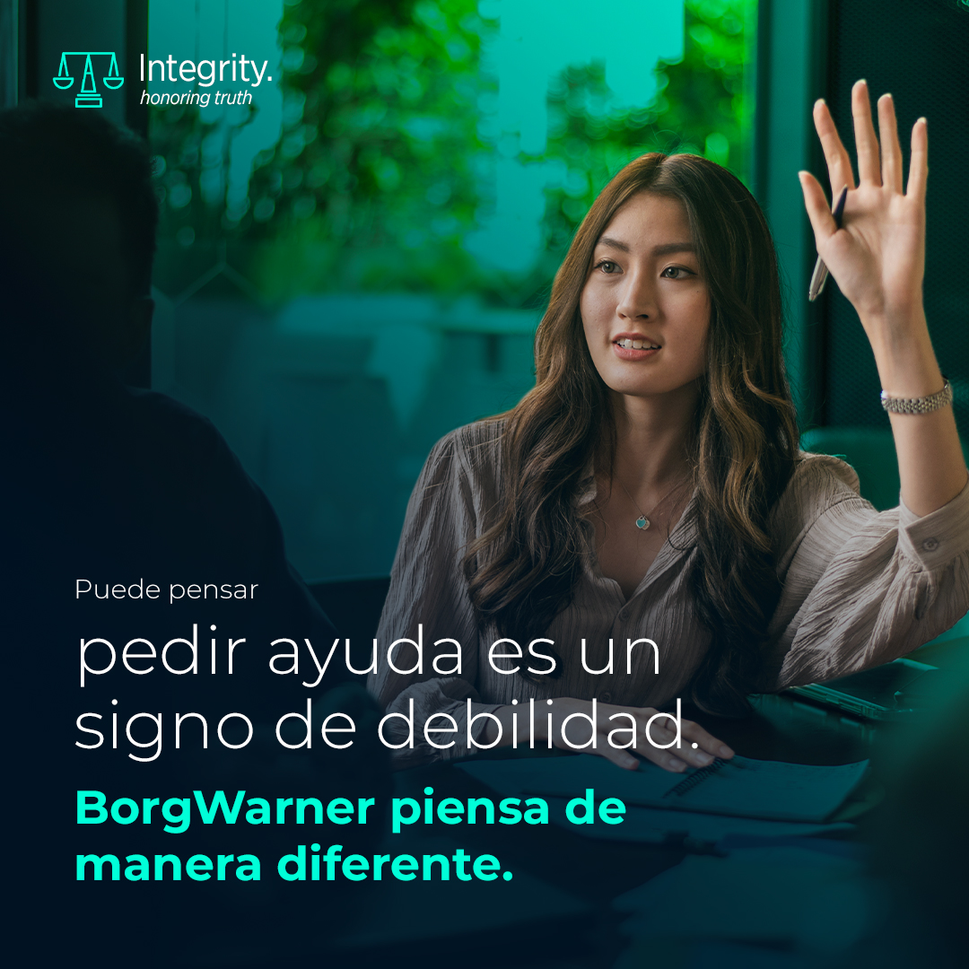 A woman raising her hand