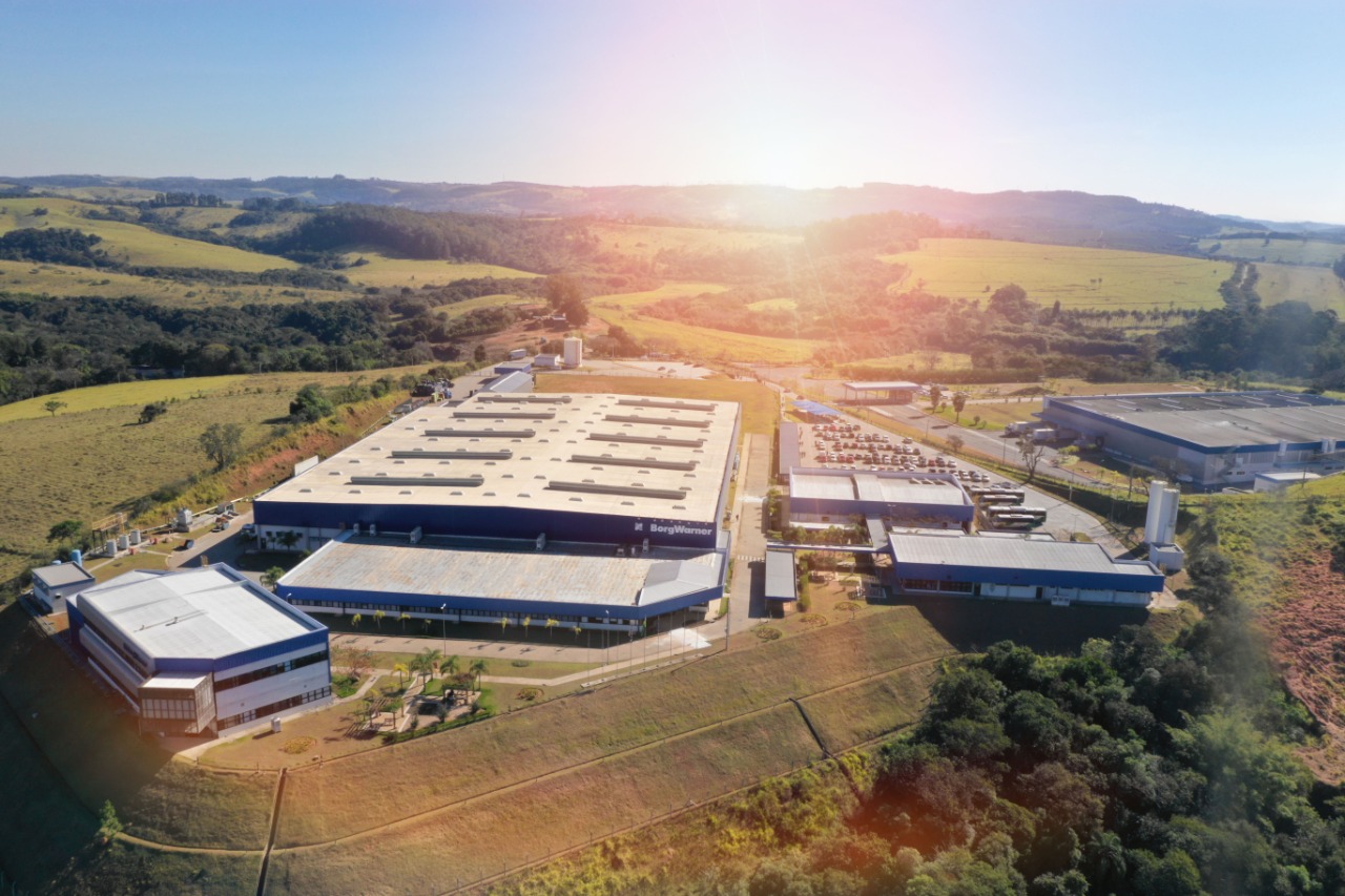 Sun shining over the Itatiba, Brazil facility