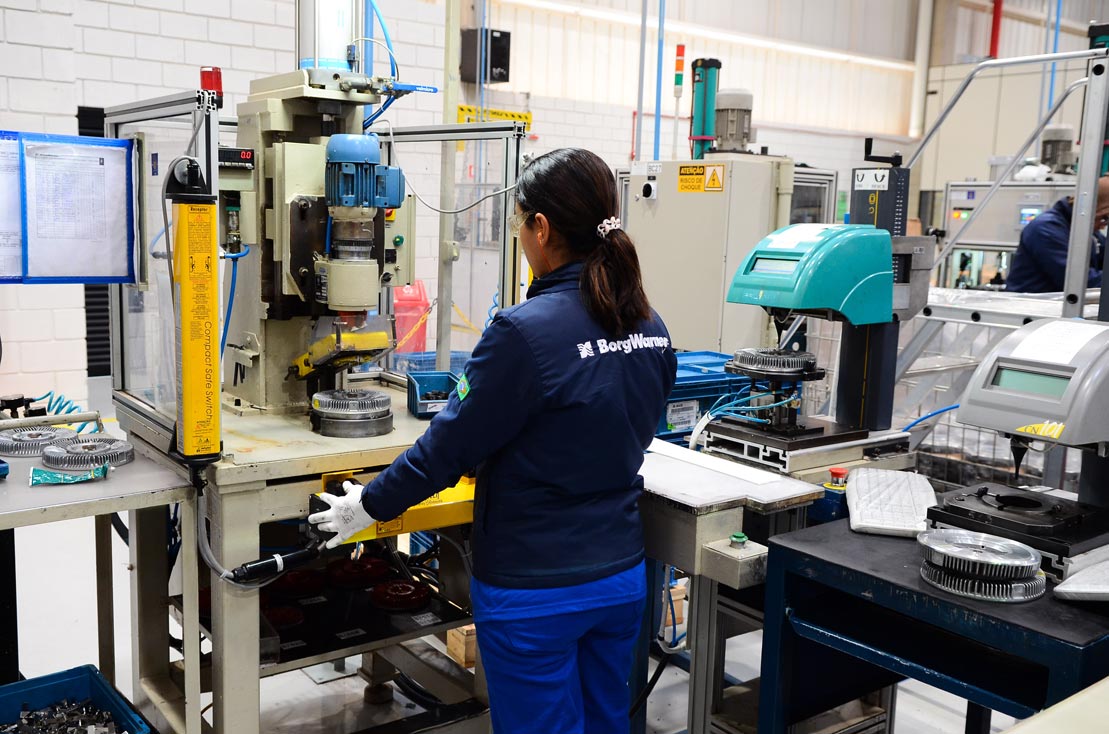 Employee in lab