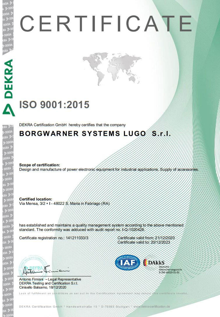 Certificato ISO