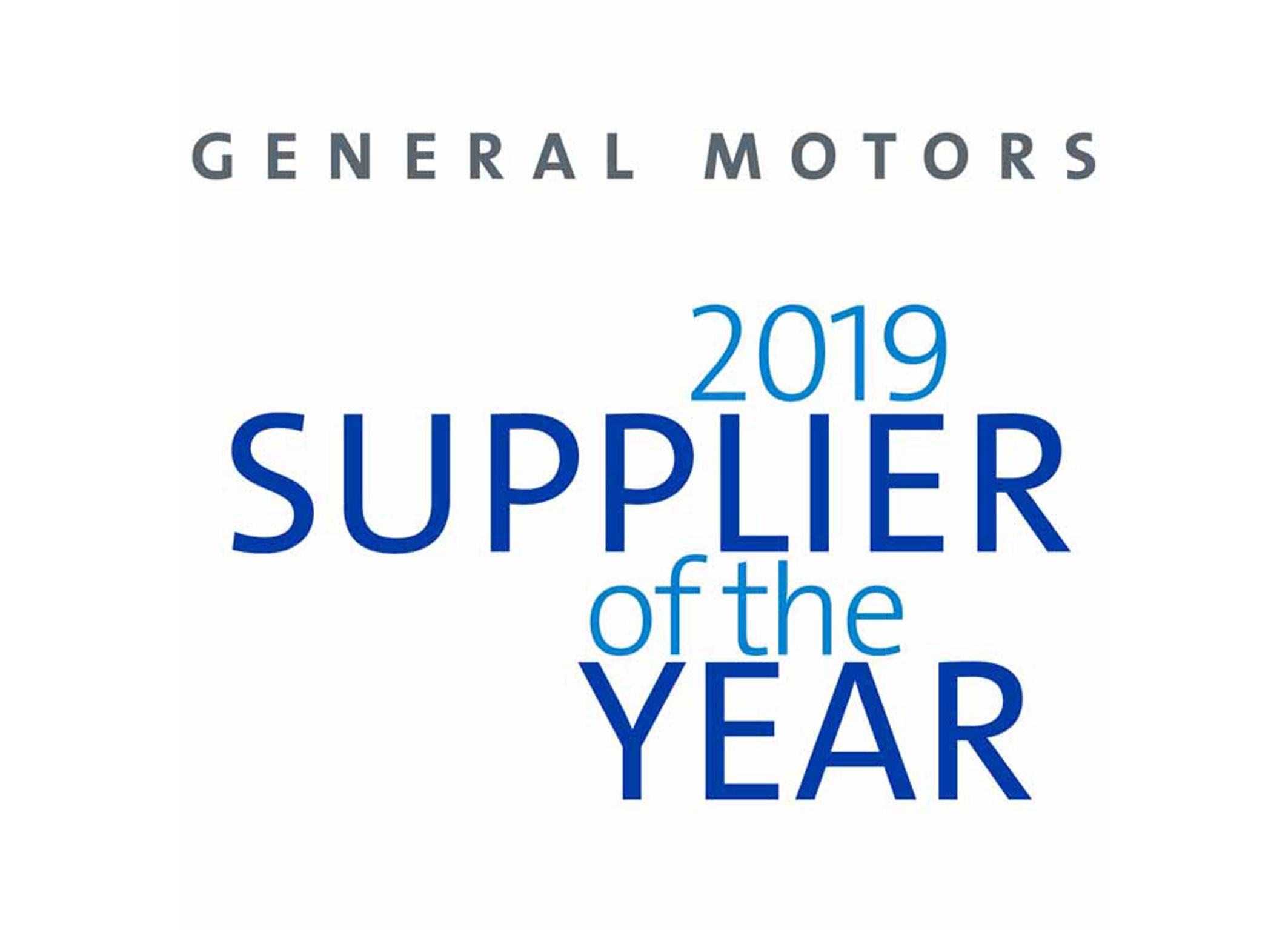 GM 2019 Supplier of the Year Winner