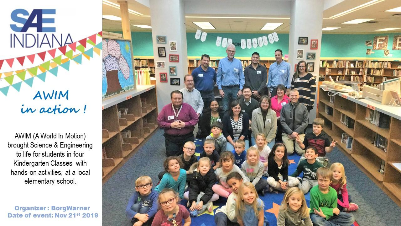 SAE STEM Activity with Kindergarten 2019