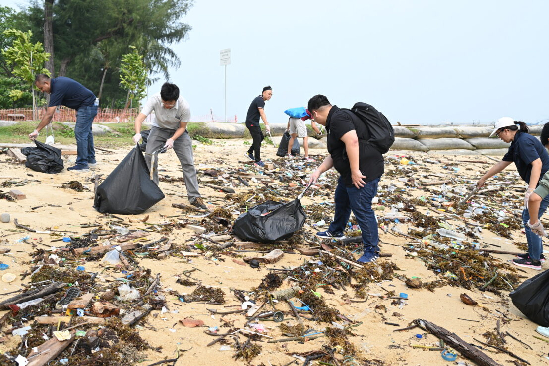 Clean The Beach (East Coast Park, Singapore)